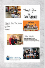 Load image into Gallery viewer, Raw Carrot Cookbook: &quot;Let&#39;s Cook Our Favorites&quot;
